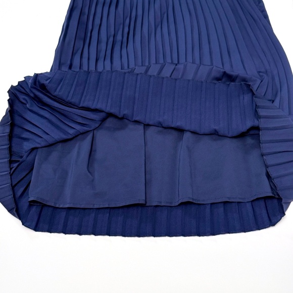 ModCloth Just My Typist Pleated Shirtdress Navy Pockets Size 6 Retail $99 💙👗✨ - Picture 14 of 16